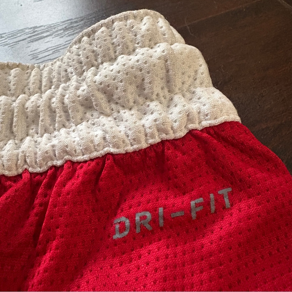 Jordan Jumpman Red Black & White Basketball Shorts - Picture 12 of 13